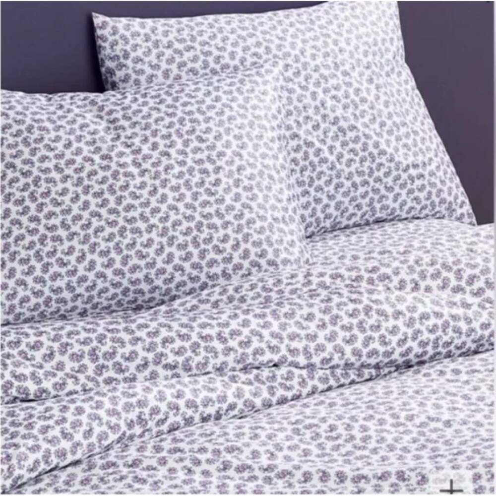 J. Crew Duvet Set Twin/Twin XL Duvet and Sham - Peony Paisley Toss - NWT